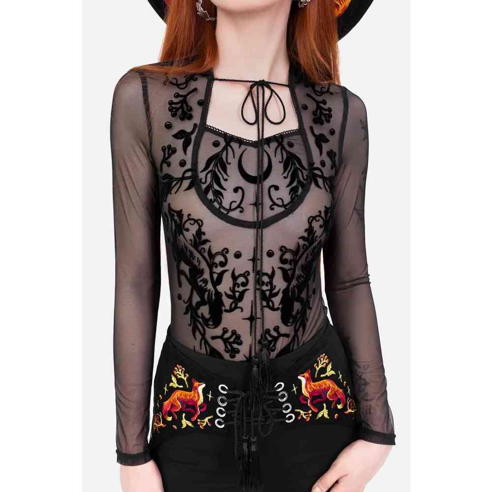 Restyle - Vixen Bodysuit - Zwart